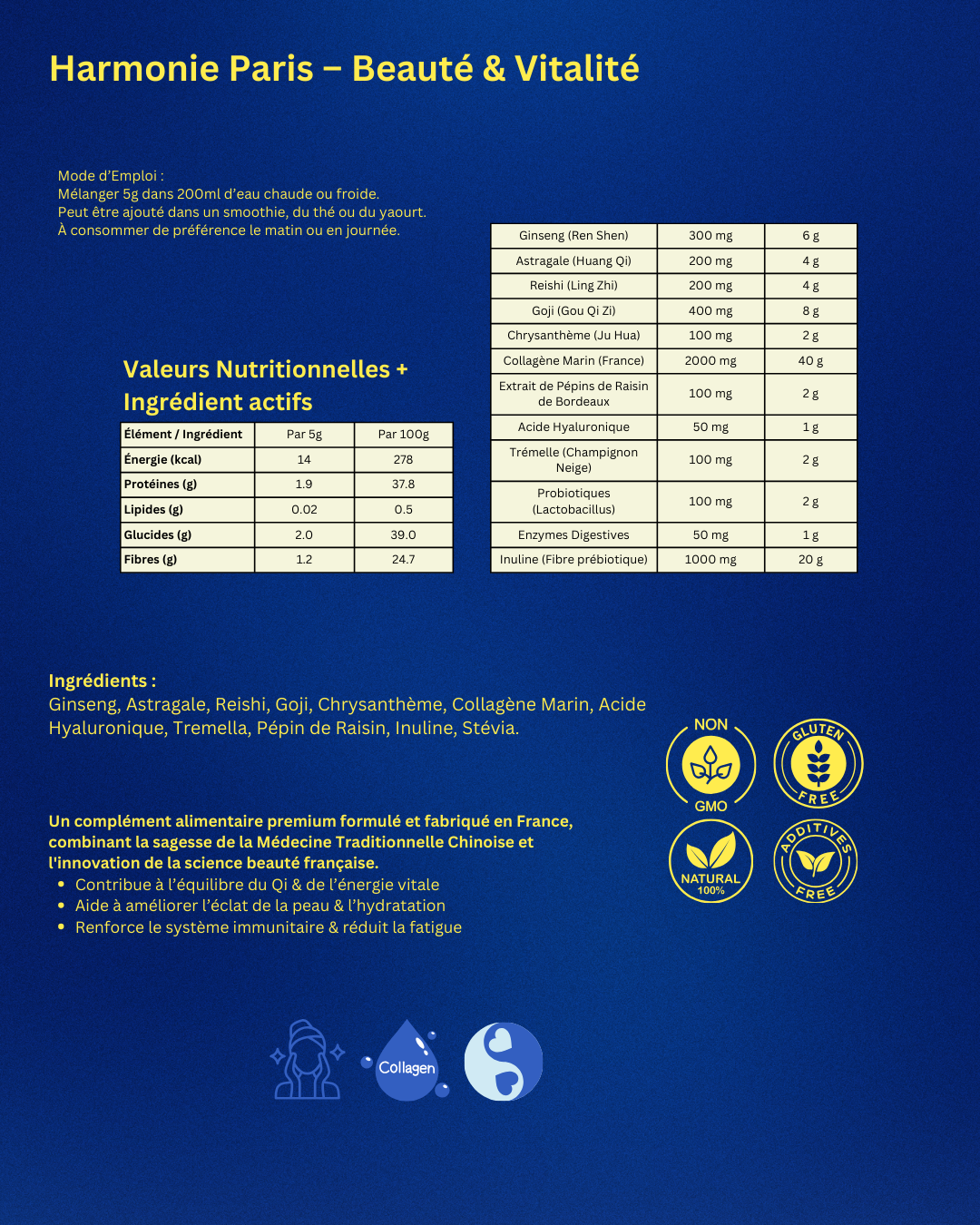 Harmonie Paris – Peau Lumineuse, Force & Équilibre