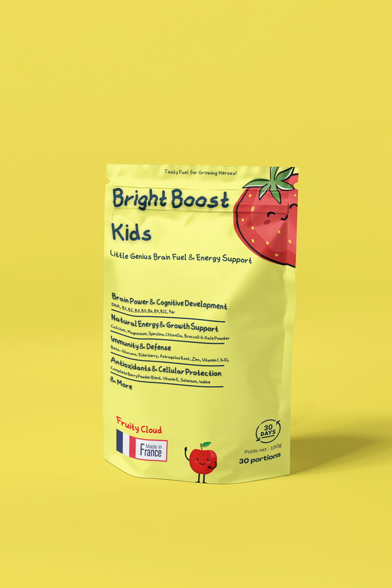 HolistikBoost Kids – Gehirnleistung, Wachstum & Immunabwehr